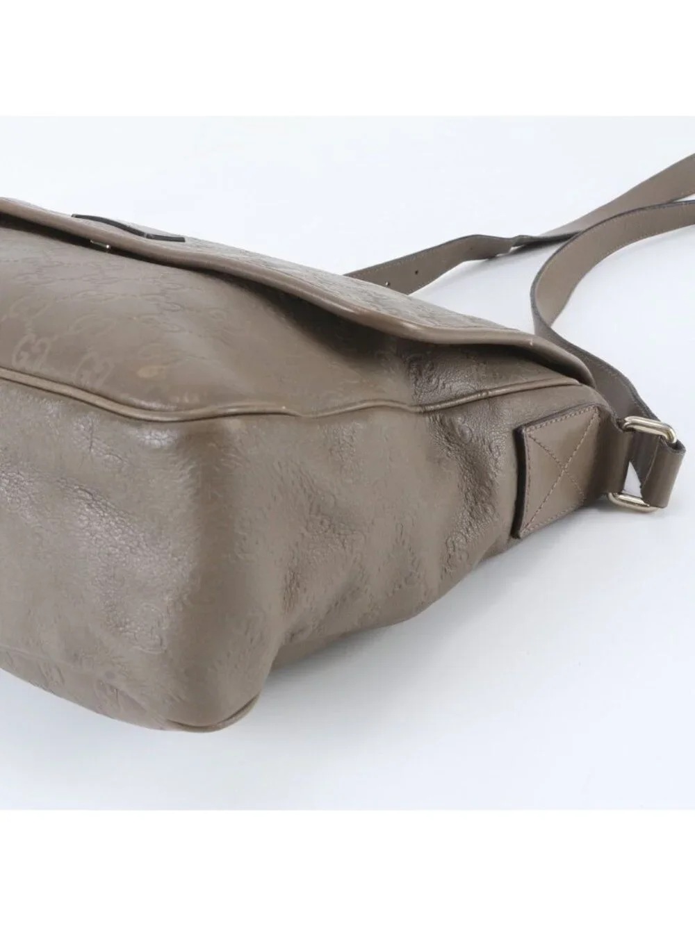 Gucci Guccissima Leather Shoulder Bag Crossbody Messenger Business